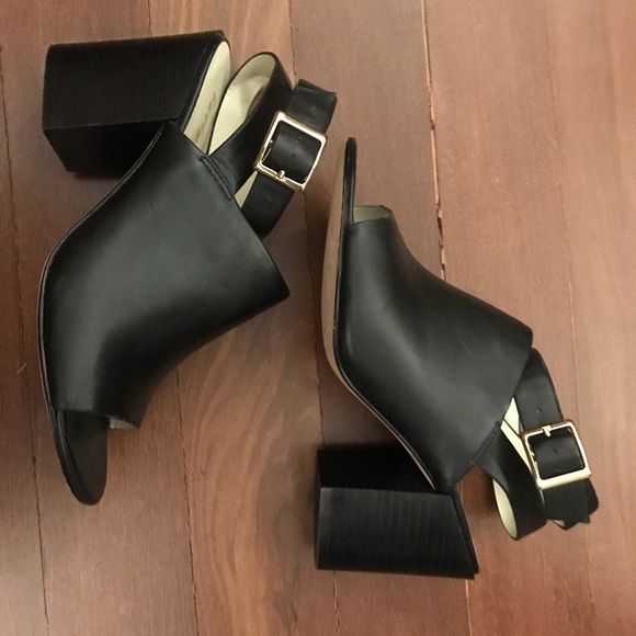 bettye muller Shoes - Bettye Muller Womens Polish Ankle Strap Block Heel